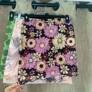 Set of 3 mini skirts